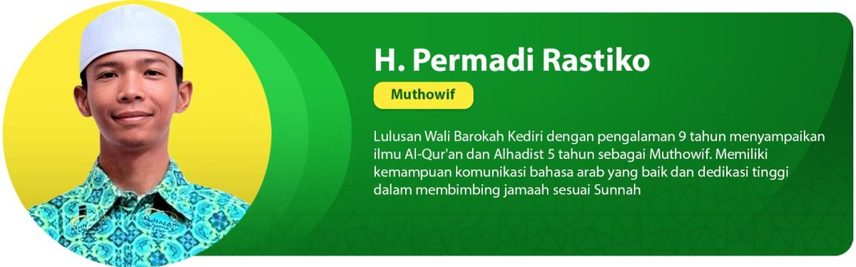 Profil muthowif H. Permadi Rastiko, 9 tahun pengalaman membimbing jamaah