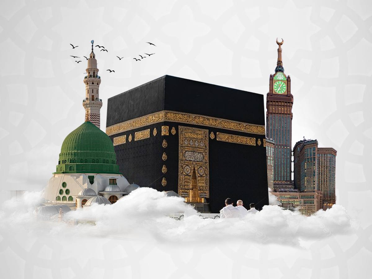 Suasana jamaah umroh Multazam di Tanah Suci